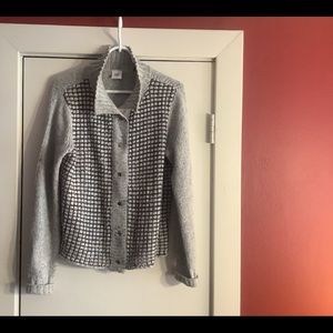 Cabi Square Stitch Sweater #3006 Sz. M